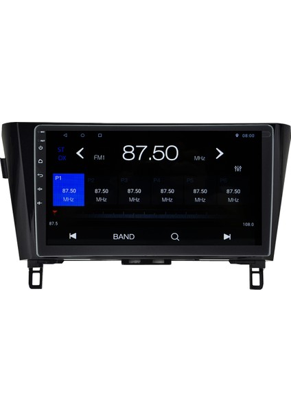 Nissan Qashqai X-Trail Android 12 Kablosuz Carplay Navigasyon Multimedya Ekran Teyp - MY-0609W-NİSSAN Qashqai X-Trail