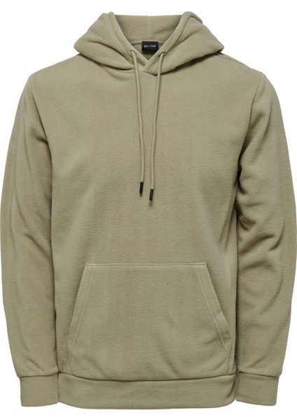 Kapüşon Yaka Gri Erkek Sweatshirt 22022626_ONSNIKOLAI Reg Fleece Hood