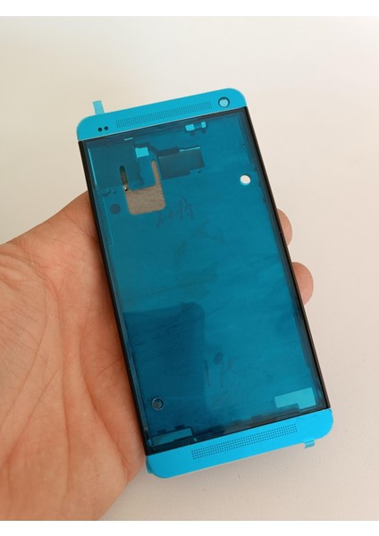 Htc One M7 Orta Kasa Ön Kapak Gümüş fırsatları