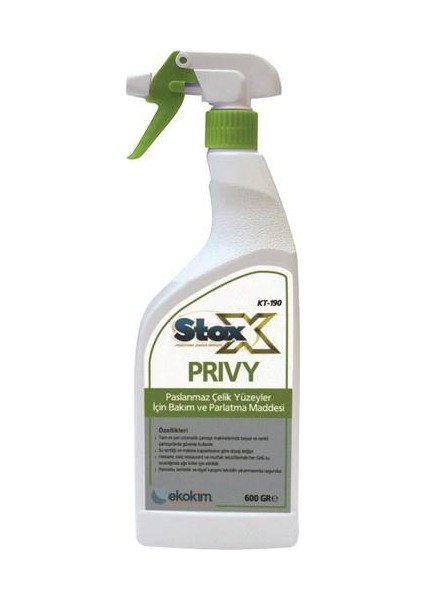 Stox Prıvy Paslanmaz Yüzey Parlatıcı 750 ml