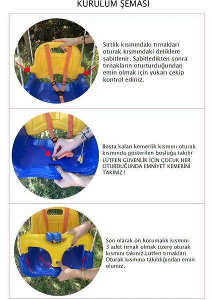 Çocuk & Bebek Salıncağı | Salıncak Emniyet Kemerli Pembe fiyatları