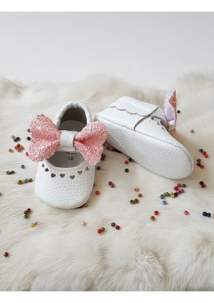 Alice Hakiki Deri Pembe Taşlı Makosen fiyatları