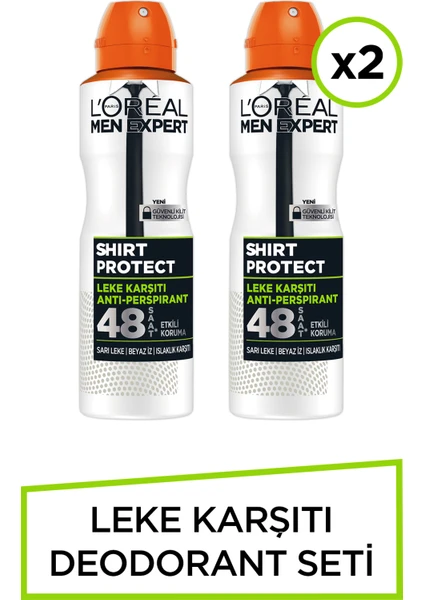 2'Li Men Expert Shirt Protect Deodorant Seti