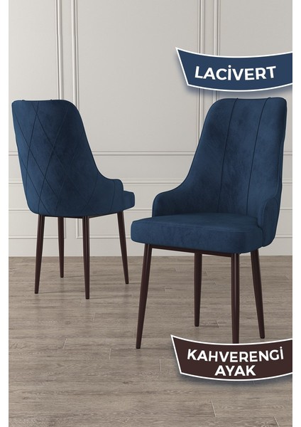 Concept Ram Serisi , Barok Ahşap Desen 80X132 Açılabilir Yemek Masası Takımı, 6 Sandalye
