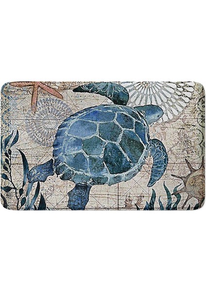Sevimli Tasarımlı Mikrofiber Banyo Paspası, Kaymaz Taban, Makinede Yıkanabilir (50x80 Cm)