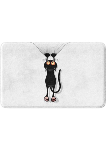 Sevimli Tasarımlı Mikrofiber Banyo Paspası, Kaymaz Taban, Makinede Yıkanabilir (50x80 Cm) fiyatları