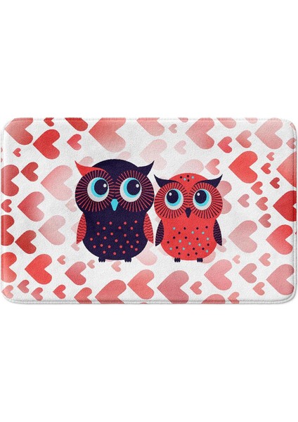 Sevimli Tasarımlı Mikrofiber Banyo Paspası, Kaymaz Taban, Makinede Yıkanabilir (50x80 Cm) fiyatları