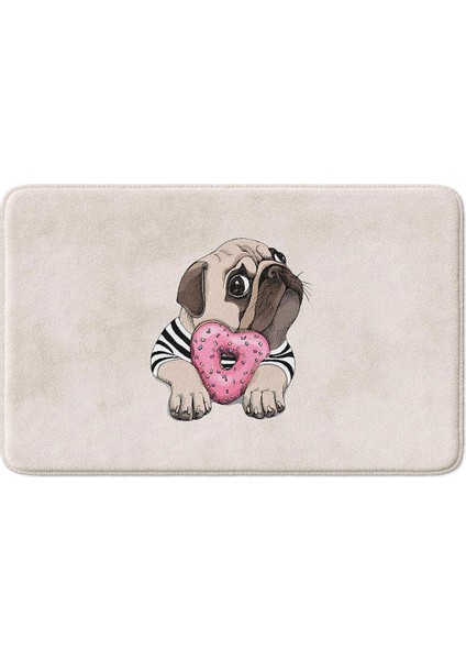 Sevimli Tasarımlı Mikrofiber Banyo Paspası, Kaymaz Taban, Makinede Yıkanabilir (50x80 Cm) fiyatları