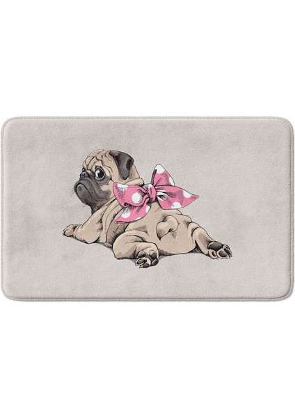 Sevimli Tasarımlı Mikrofiber Banyo Paspası, Kaymaz Taban, Makinede Yıkanabilir (50x80 Cm) fiyatları