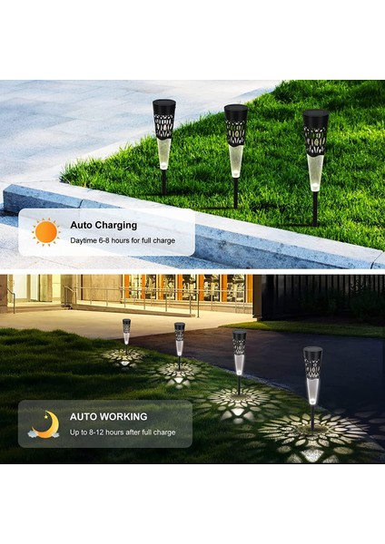 Teknoloji 2 Li Paket Rgb Çok Renkli Güneş Yolu Güneş Enerjili Bahçe Aydınlatma Solar Bahçe Süsü modelleri
