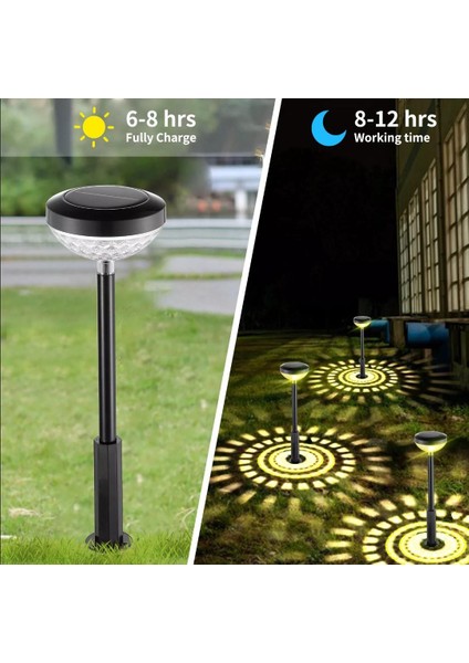 Teknoloji 2 Li Paket Ayçiçeği Sarı ve Rgb Işık Güneş Enerjili Bahçe Aydınlatma Solar Bahçe Süsü indirimleri