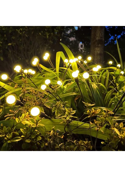 Teknoloji 2 Li Paket 6 Top LED Güneş Enerjili Bahçe Aydınlatma Solar Bahçe Süsü fiyatları