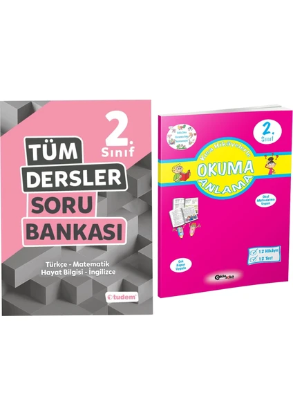 Tudem Yayınları 2. Sınıf Tüm Dersler Soru Bankası + Okuma Anlama