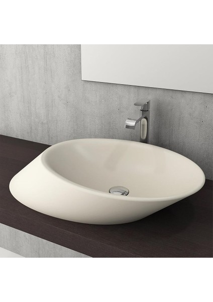 Bocchi Vessel Yatay Çanak Lavabo 72 cm Mat Yasemin 1013-007-0125 fiyatları