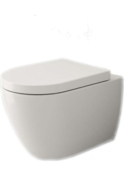 Bocchi Venezia Asma Klozet Kanalsız Parlak Bisküvi Kapak Hariç 1295-014-0128