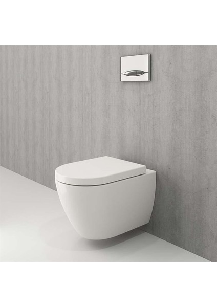 Bocchi Venezia Asma Klozet Kanalsız Parlak Bisküvi Kapak Hariç 1295-014-0128 fiyatları