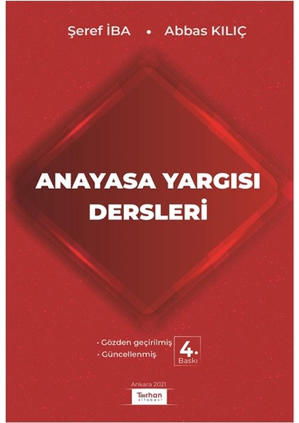 Anayasa Yargısı Dersleri