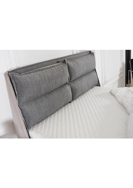 Visco Comfort Visco ve Kuş Tüyü Sünger Ortopedik Yıkanabilir Fermuarlı Kılıflı 4 Mevsim Yatak 90X190