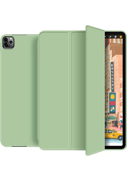 iPad Pro Için Tablet Kılıfı - Açık Yeşil (Yurt Dışından)