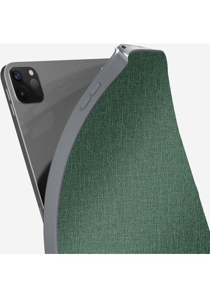 Xfashion iPad Pro Için Tablet Kılıfı - Koyu Yeşil (Yurt Dışından)