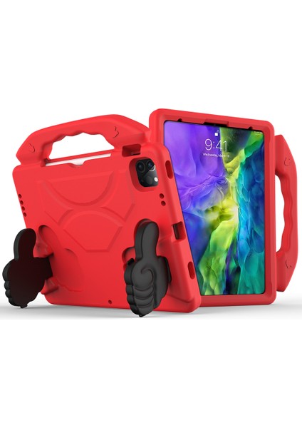 iPad Pro Için Tablet Kılıfı - Kırmızı (Yurt Dışından)