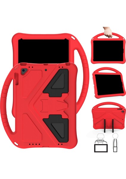 iPad Için Tablet Kılıfı - Kırmızı (Yurt Dışından)