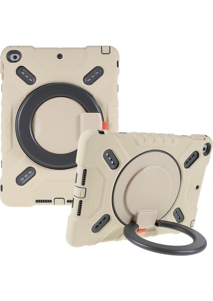 iPad Için Tablet Kılıfı - Bej (Yurt Dışından)