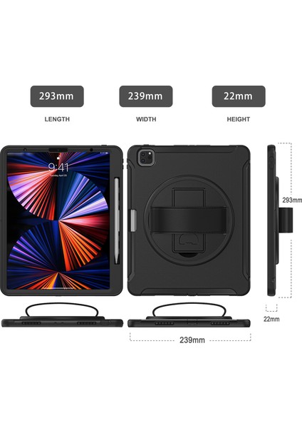 iPad Pro Için Tablet Kılıfı - Siyah (Yurt Dışından) fiyatları