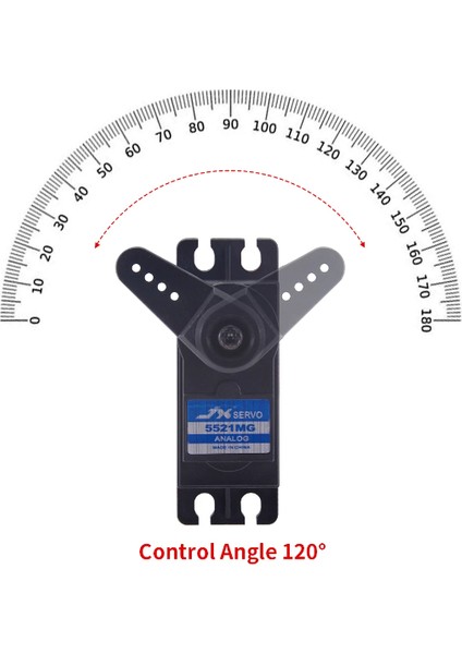 Digital Target Jx PS-5521MG 20KG Büyük Tork Metal Dişli Standart Analog Servo