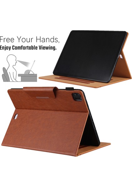 iPad Pro Için Tablet Kılıfı - Kahverengi (Yurt Dışından) fırsatları