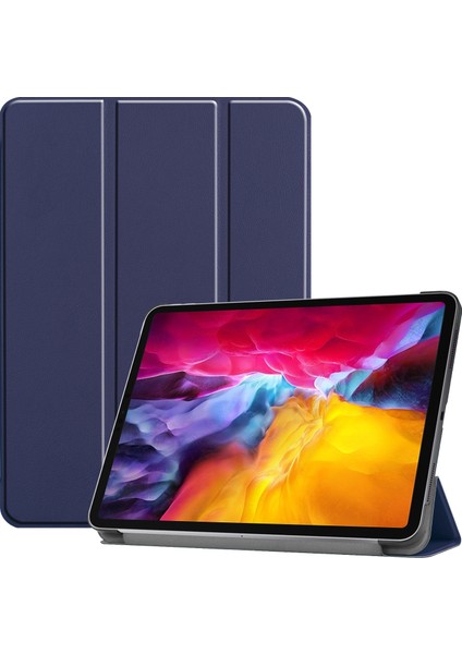 iPad Pro Için Tablet Kılıfı - Koyu Mavi (Yurt Dışından)