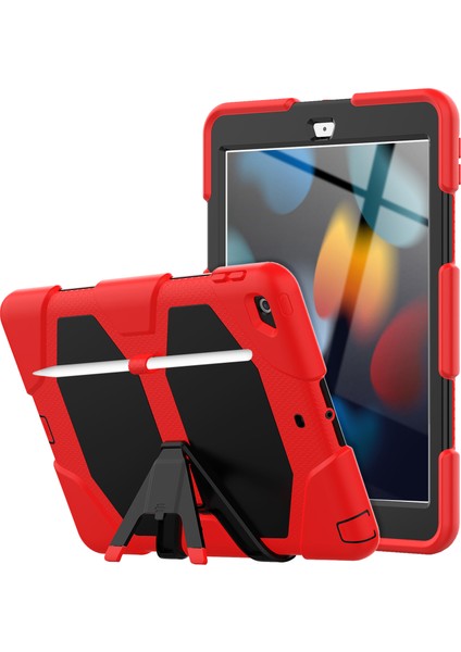 iPad Için Tablet Kılıfı - Kırmızı (Yurt Dışından)