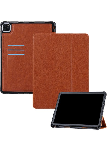 iPad Pro Için Tablet Kılıfı - Kahverengi (Yurt Dışından)