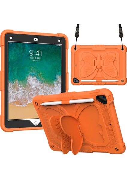 iPad Için Tablet Kılıfı - Turuncu (Yurt Dışından)