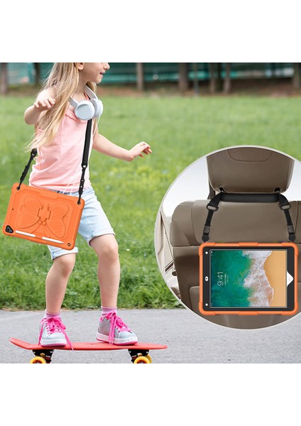 iPad Için Tablet Kılıfı - Turuncu (Yurt Dışından) indirimleri