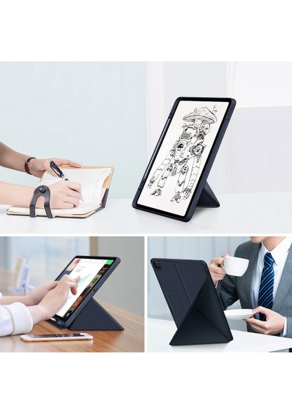 Xfashion iPad Pro Için Tablet Kılıfı - Koyu Mavi (Yurt Dışından)