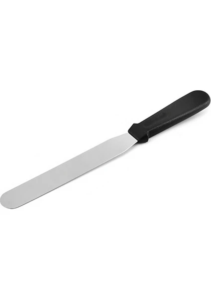 Nar Kalıp Düz Pasta Sıvama Spatula 25CM Oval Başlı