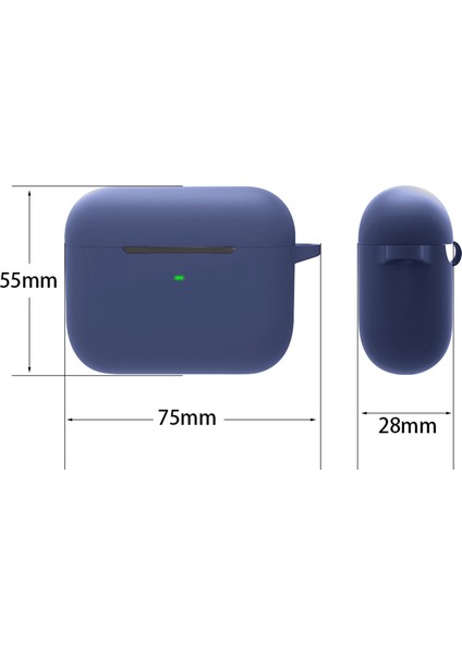 Razer Hammerhead True Wireless x Şok Geçirmez Kabuk Kaymaz Kulaklık Kılıfı - Kırmızı (Yurt Dışından)