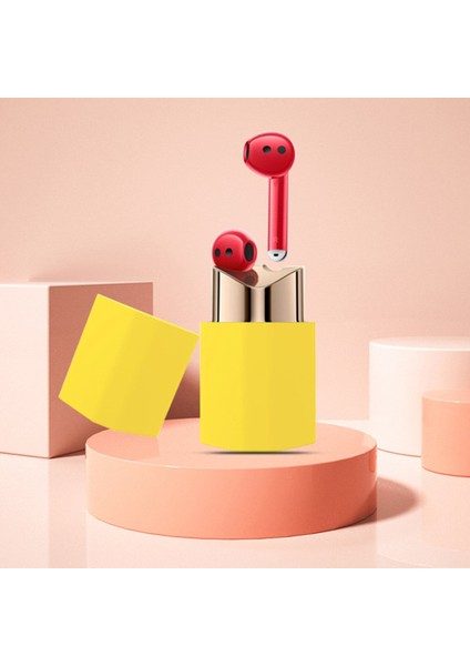 Huawei Freebuds Lipstick Şok Geçirmez Kulaklık Kılıfı - Siyah (Yurt Dışından)