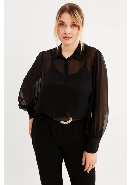 Dökümlü Şifon Gömlek fiyatları