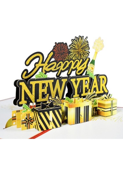 Yılbaşı 3D Tebrik Kartları Doğum Günü Kartları Çocuk Tatil Kartları Kış Tebrik Kartları (Yurt Dışından)