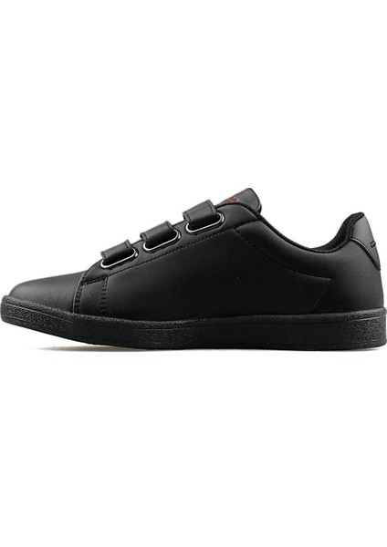 Sınger Siyah Cırtlı Erkek-Kız Çocuk Sneaker Spor Ayakkabı