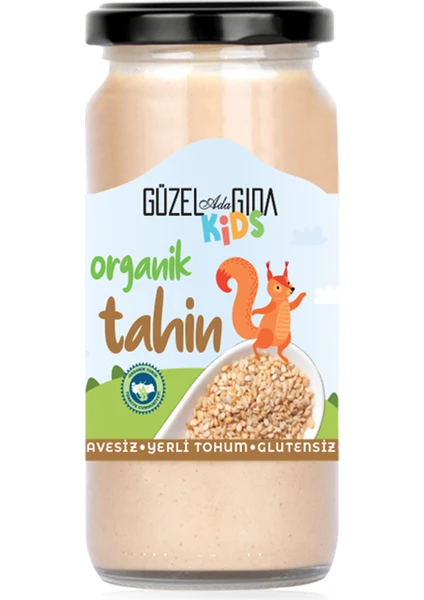 Güzel Ada Gıda Organik Tahin Yerli Susam Glutensiz 220 gr