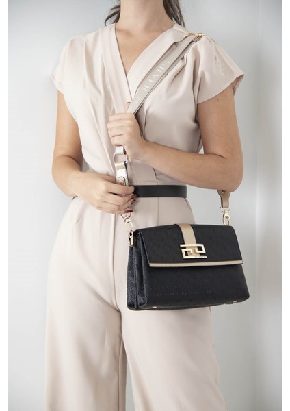 Silver Polo Kadın Çapraz Çanta Siyah - S.nut NV1009