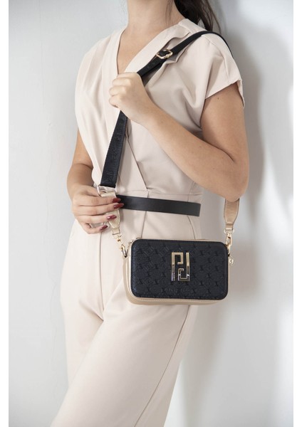 Silver Polo Kadın Çapraz Çanta Siyah - S.nut NV1078