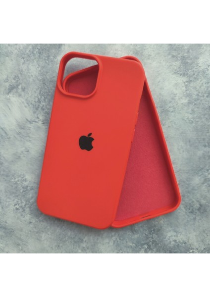 iPhone 14 (6.1) Uyumlu Lansman Içi Kadife Silikon Kılıf