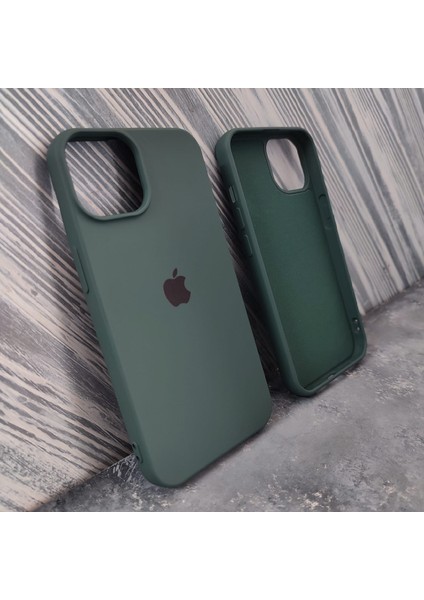 iPhone 14 (6.1) Uyumlu Lansman Içi Kadife Silikon Kılıf