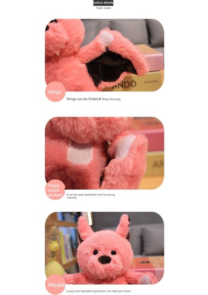 Sevimli Çizgi Yarasa Bebek Peluş Oyuncak (Yurt Dışından)
