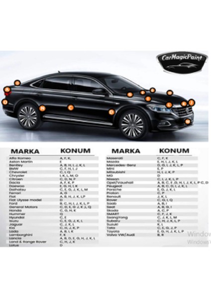 Toyota Corolla Gri 1co Rötüş Boyası Rötüş Çeliği Seti