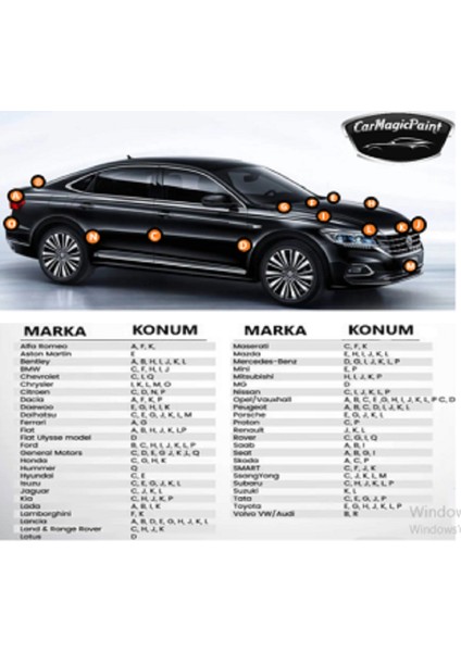 Ford Fiesta 2006 Mor(Menekşe) Rötuş Boyası Rötuş Çeliği Seti